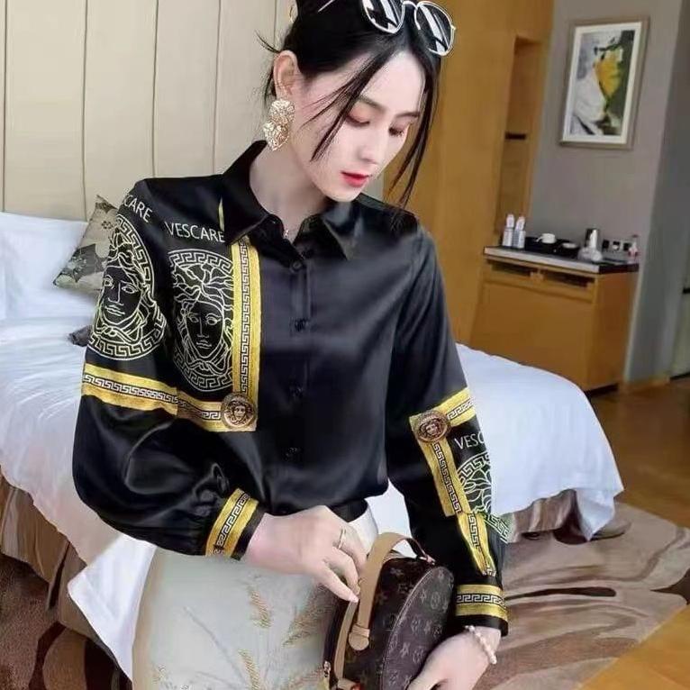 REKOMENDASI KEMEJA BANGKOK SILK IMPORT PREMIUM ATASAN WANITA