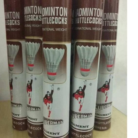 ➻ SHUTTLECOCK/ COCK BADMINTON SUPERMAN COKLAT MIDO ORIGINAL ➶
