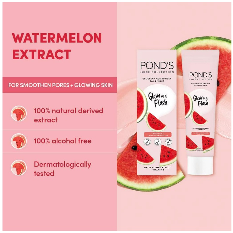 Ponds Juice Collection Gel Cream Moisturizer day &amp; night - Pelembab Muka Moisturizer 20gr Pond’s