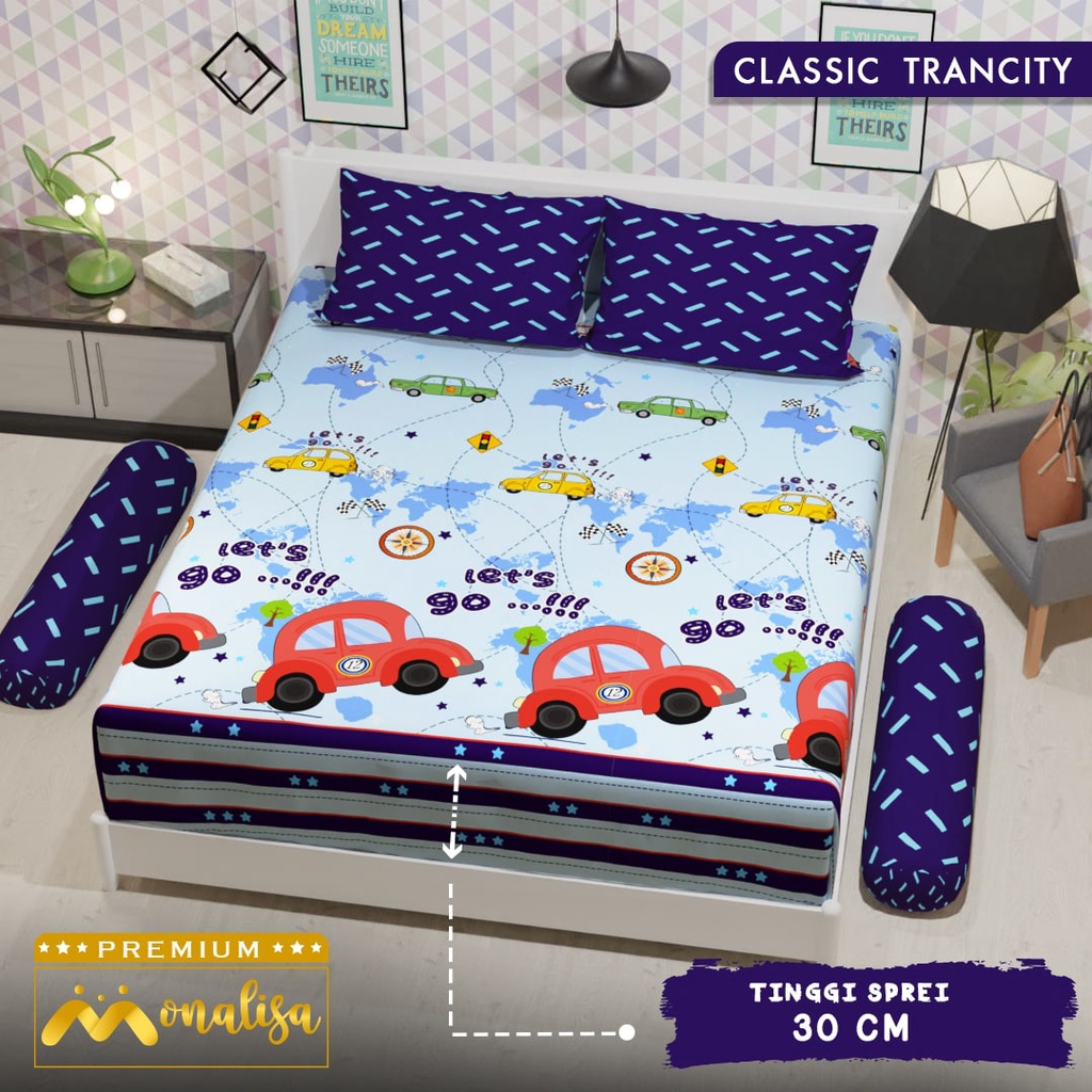 Monalisa Premium Sprei Uk 160/180 T 30 - Classic Trancity