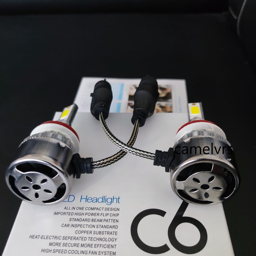 Bohlam Led H11/H16 LED Putih 2pcs avanza/AN Avanza agya calya Brv Jazz Brio Mobilio crv