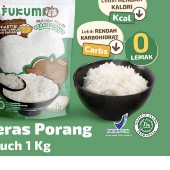 

✫ Beras Porang 100% Original 1KG ♠