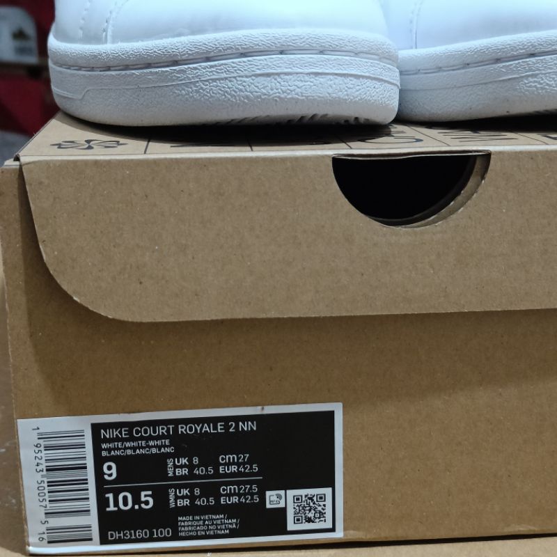 Nike Court Royale 2 Next Nature Triple White Original Resmi Store