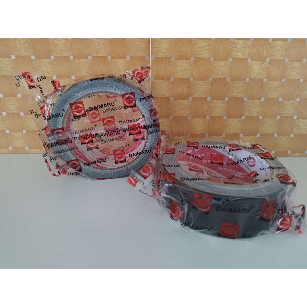 

Cloth Tape Lakban Kain Hitam Daimaru 1.5 inch Atau 36mm x 12m