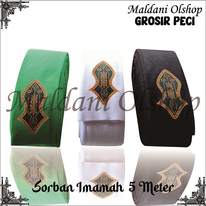 Sorban Imamah Panjang 5 Meter / Imamah / Surban / imamah 5 meter MOTIF