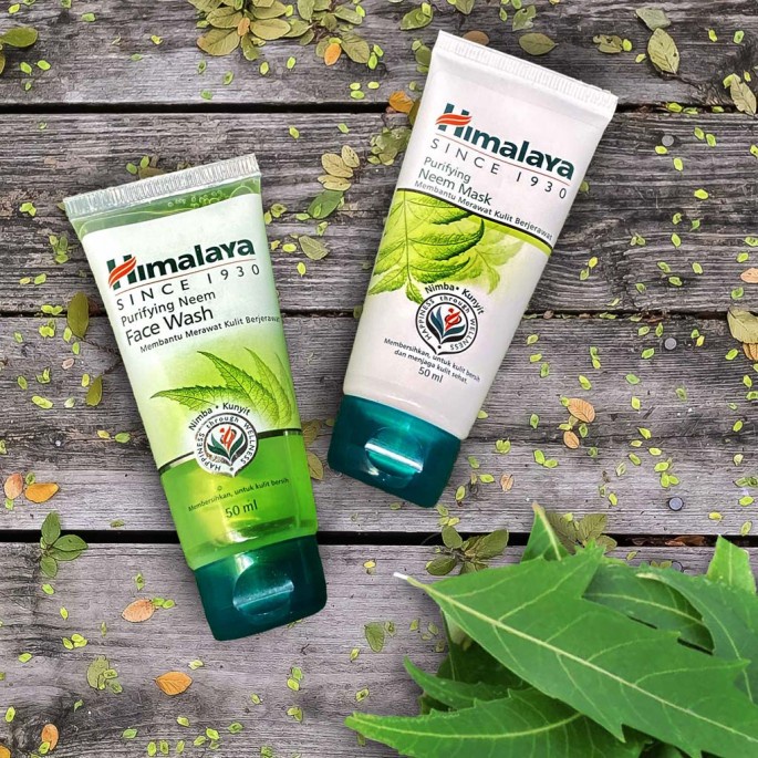 HIMALAYA Purifying Neem Mask 50ml - HIMALAYA Purifying Face Wash 50ml