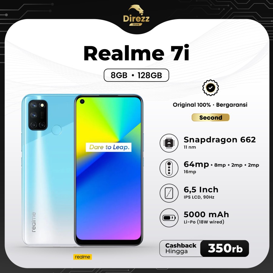 Realme 7i 8/128GB Second