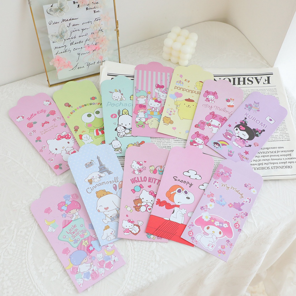 Aneka Amplop Uang / Angpao Snoopy Cinnamoroll Melody Kuromi