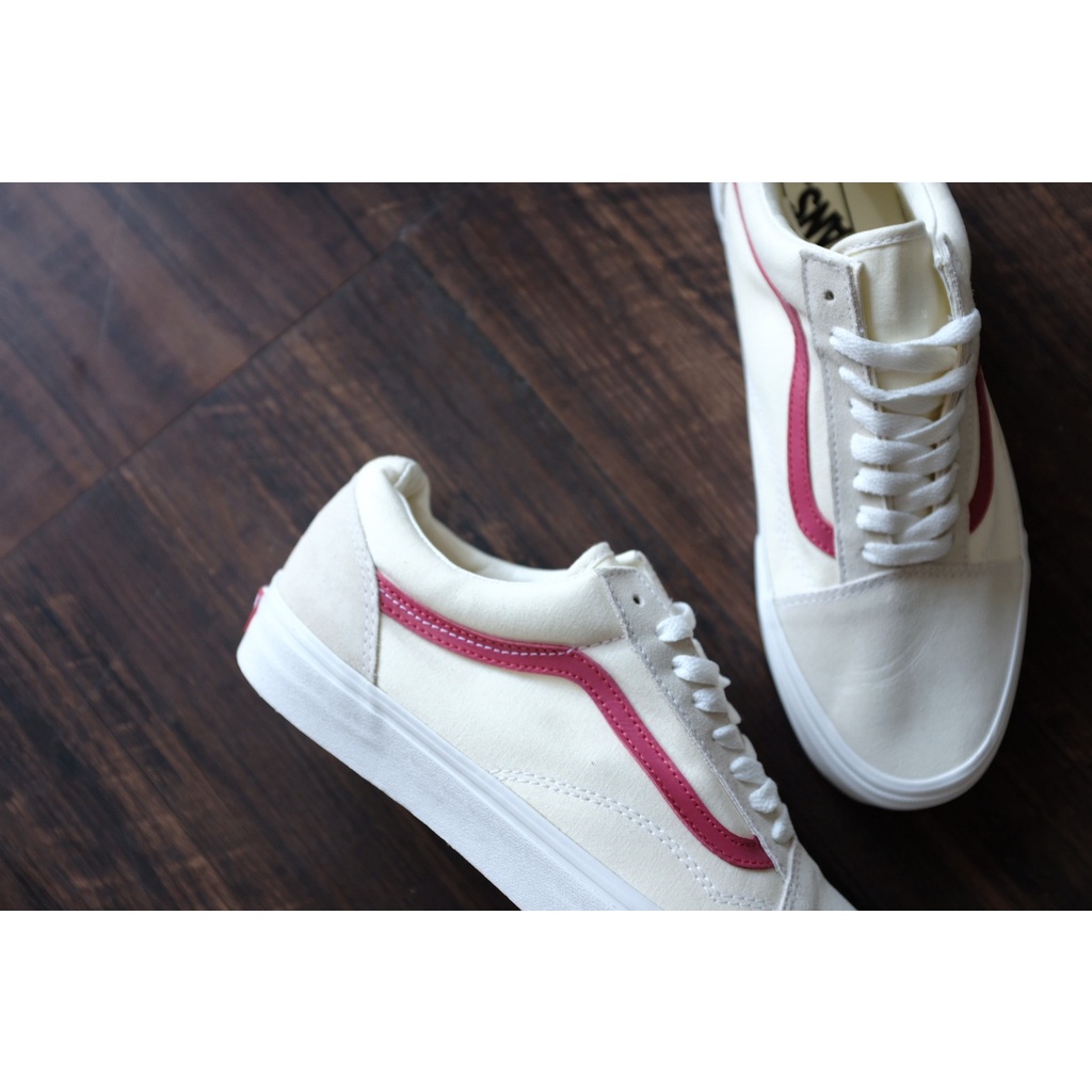 Endarfootwear - Vans Style 36 Vintage Rococo White Red