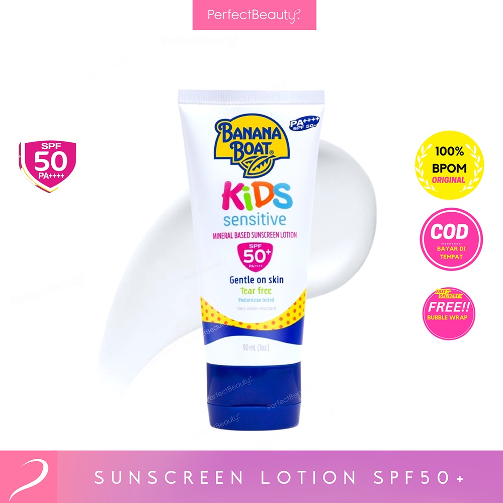 Banana Boat Kids SPF50+ (90ml) Sensitive Suncreen Lotion