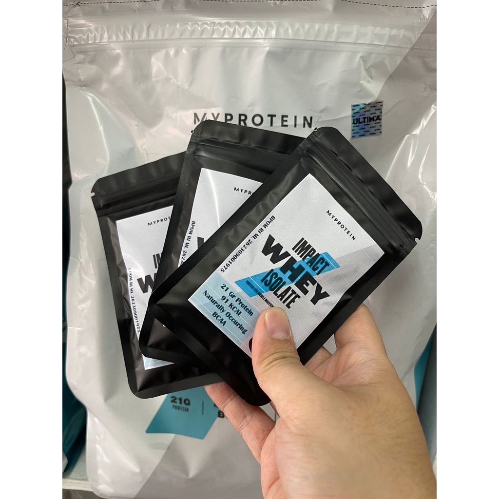 ECER 1 Sachet My Protein Impact Whey Protein Isolate myprotein WPI 1 Serving