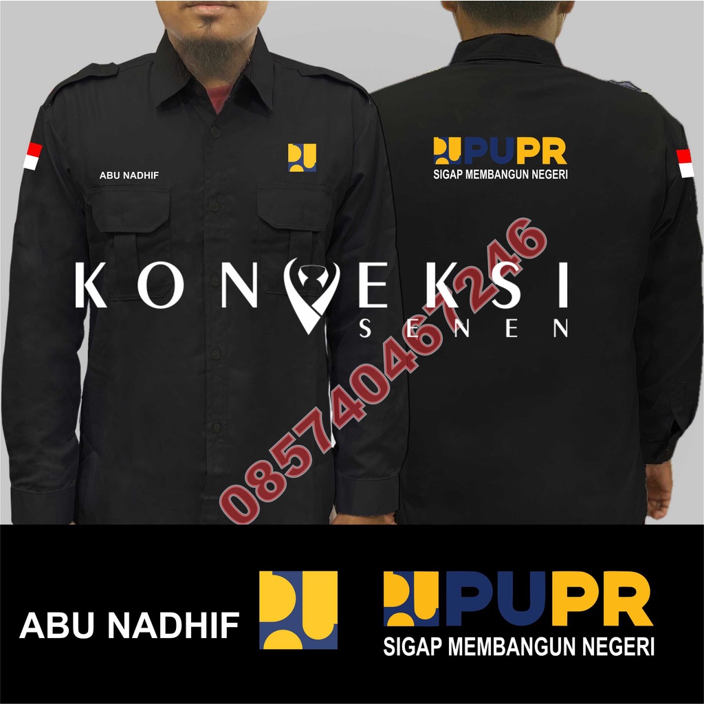 Kemeja Pupr baju Pupr seragam Pupr kemeja dinas pekerjaan umum baju dinas pekerjaan umum seragam dinas pekerjaan umum