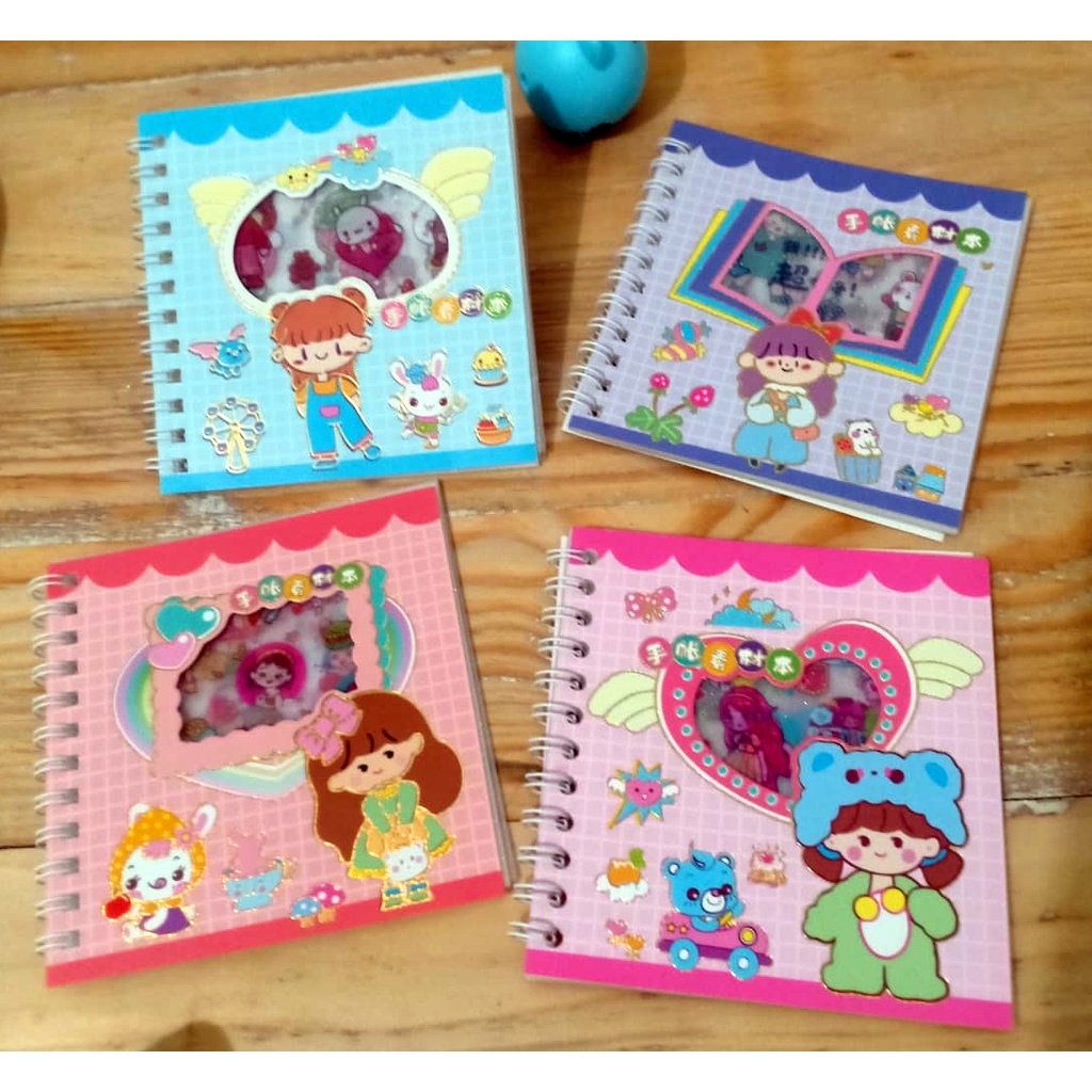 

Stiker Buku Plastik Sticker Buku Transparan Viral Karakter ~ DeBlinx