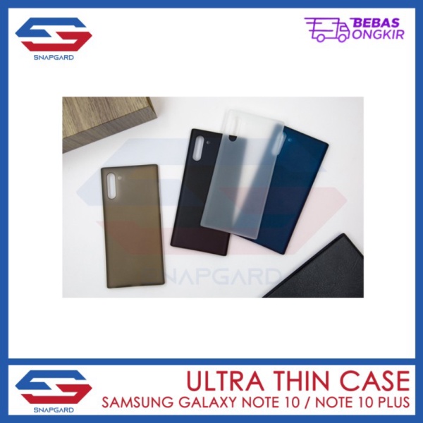 Promo SNAPGARD Ultrathin 0.3mm Case Samsung Galaxy Note 10 Plus Case Note 10 - BLACK SAMSUNG NOTE 10