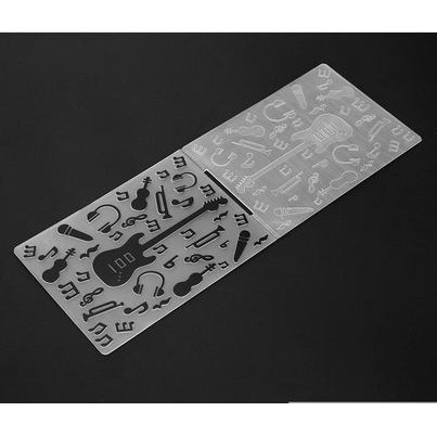 Guitar Instrument Embossing Folder