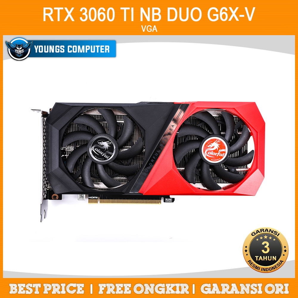 VGA COLORFUL GeForce RTX 3060 Ti NB DUO G6X-V 8GB GDDR6X | RTX 3060Ti