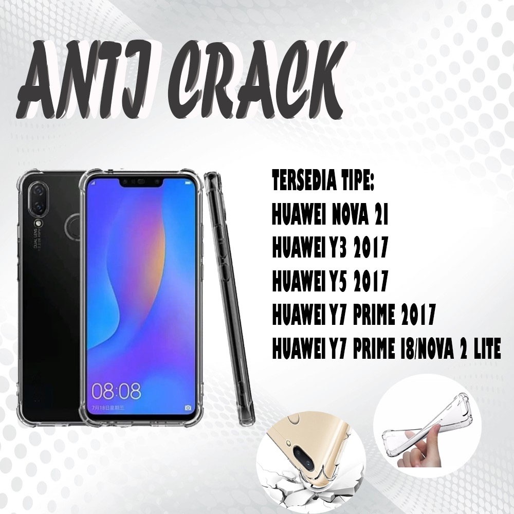 SILIKON KESING Anticrack Case Anti Crack Casing HUAWEI Nova 2 2I Y3 Y5 2017 Y7 Prime 2017 NOVA 2 Lite