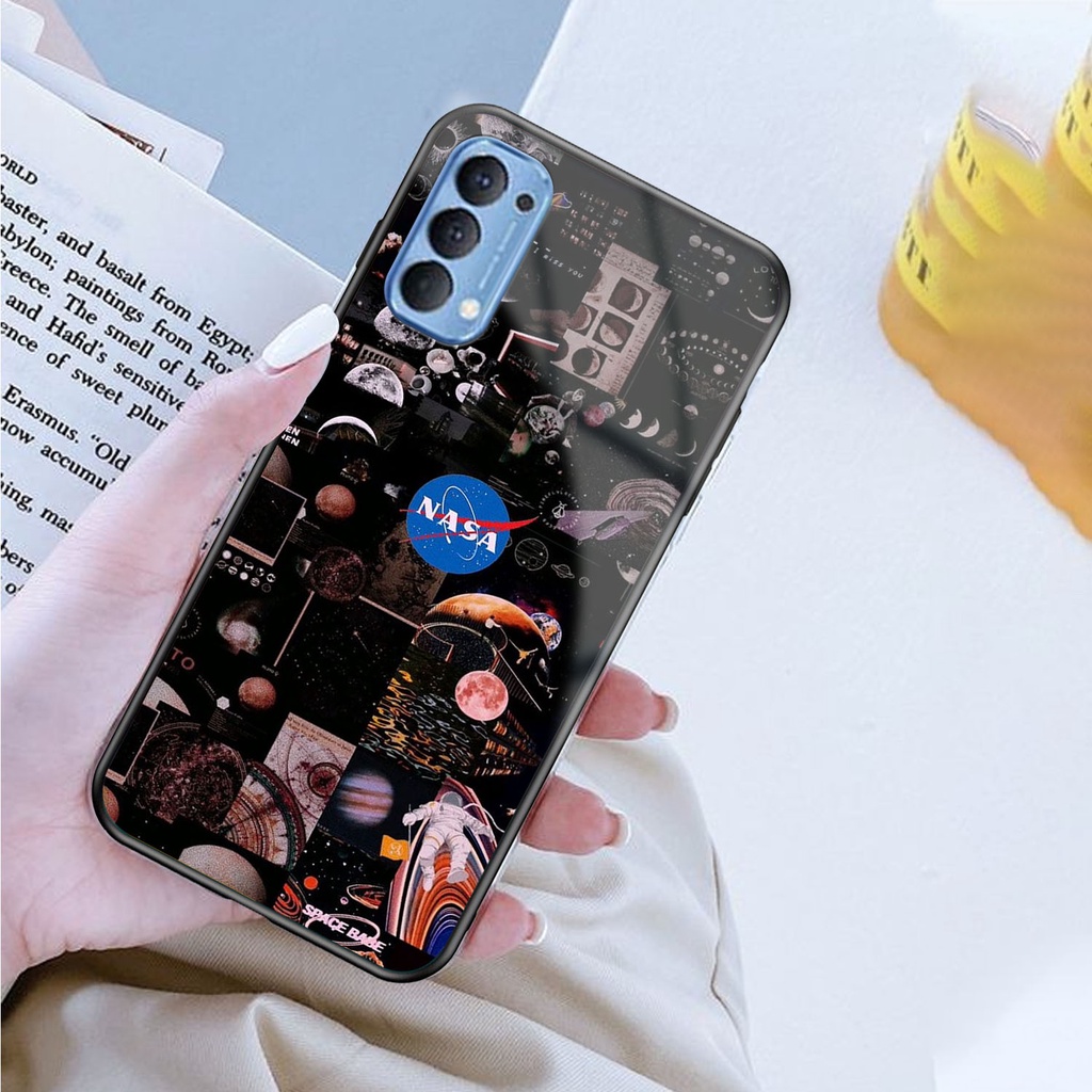 Casing OPPO RENO 4 A54 F7 YOUTH F7 F5 NEO 7 F9 Ap Case [Motif Nasa] Terbaru Case Premium Glossy Aest