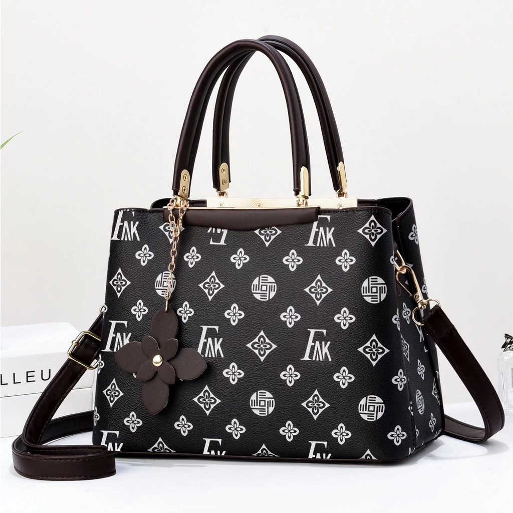 BJ43604 - BEIGE/BLACK/BROWN/COFFEE - TAS WANITA FASHION IMPORT MODIS ELEGAN TERMURAH TERLARIS TERBARU BAGSTORE JAKARTA TAS BATAM BQ3604