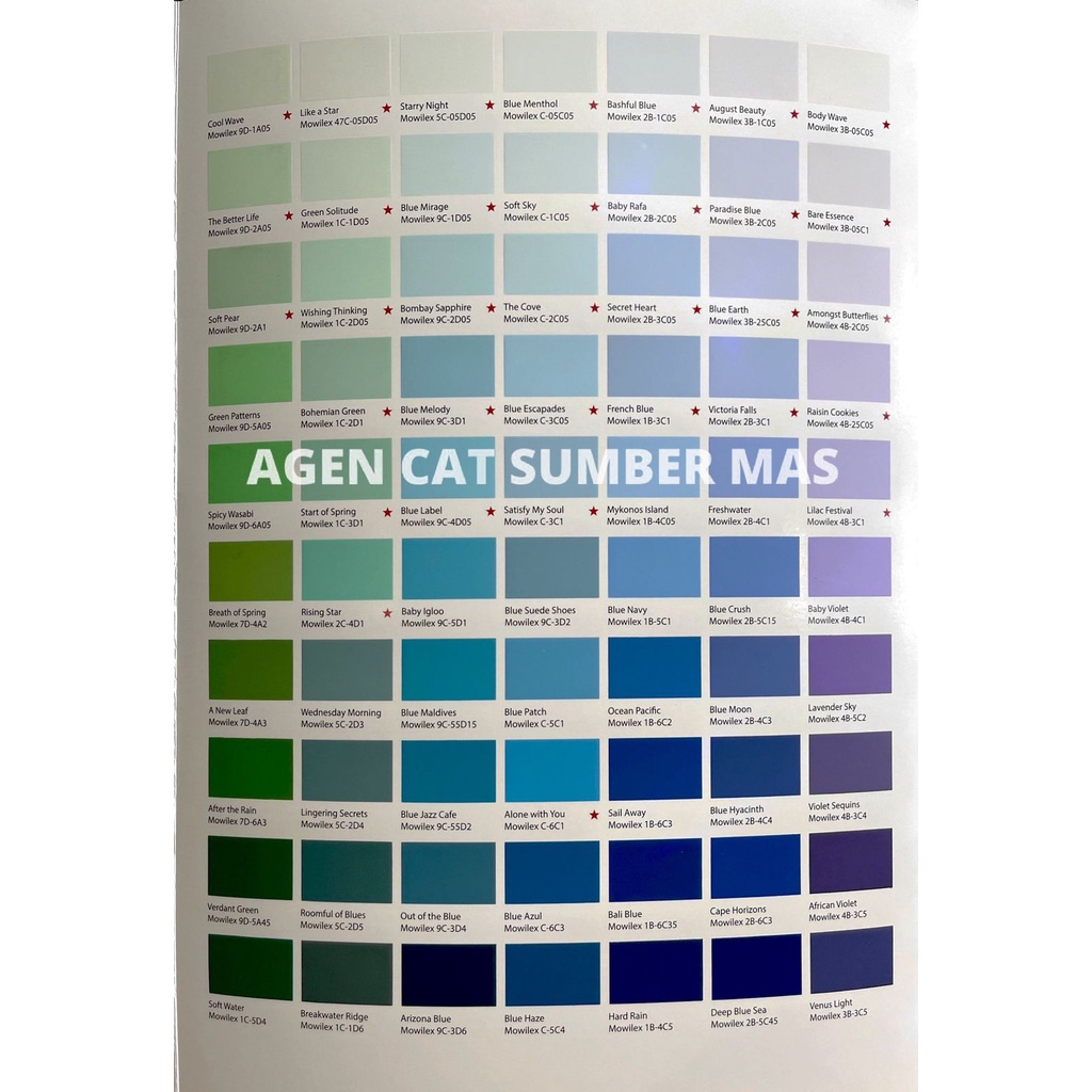 MOWILEX EMULSION WARNA TINTING 1LITER