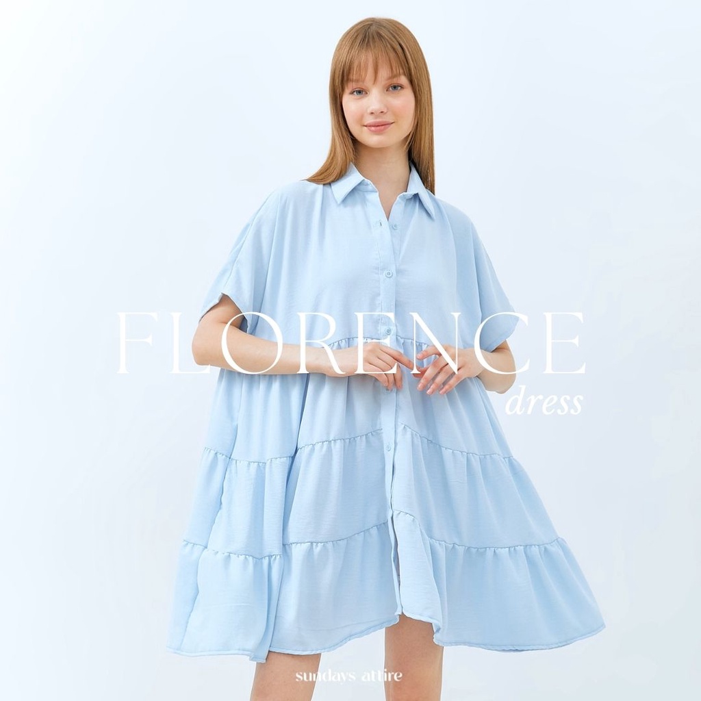 Sundays Attire - FLORENCE Flare Babydoll Dress Wanita / Daster Wanita