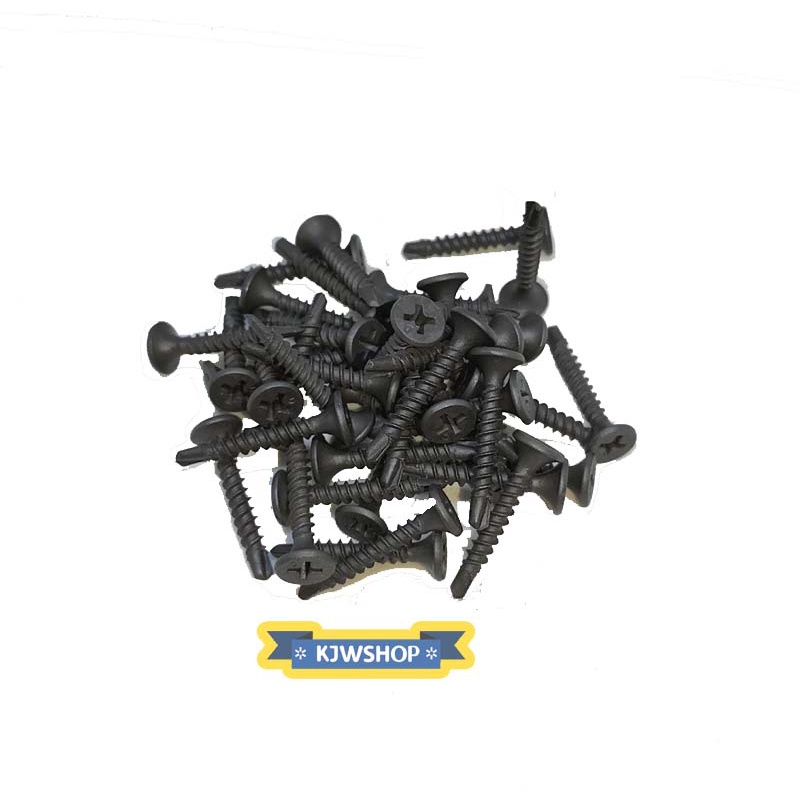 Baut Sekrup Drilling Obeng Plus + Sds Baja Ringan 25 mm Baut Atap Roofing Galvalum 2.5 cm Sekrup Ata