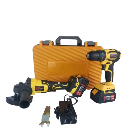 Promo Ramadhan Paket Mesin Gerinda + Bor Cordless Brushless 42Vf / Nagawa