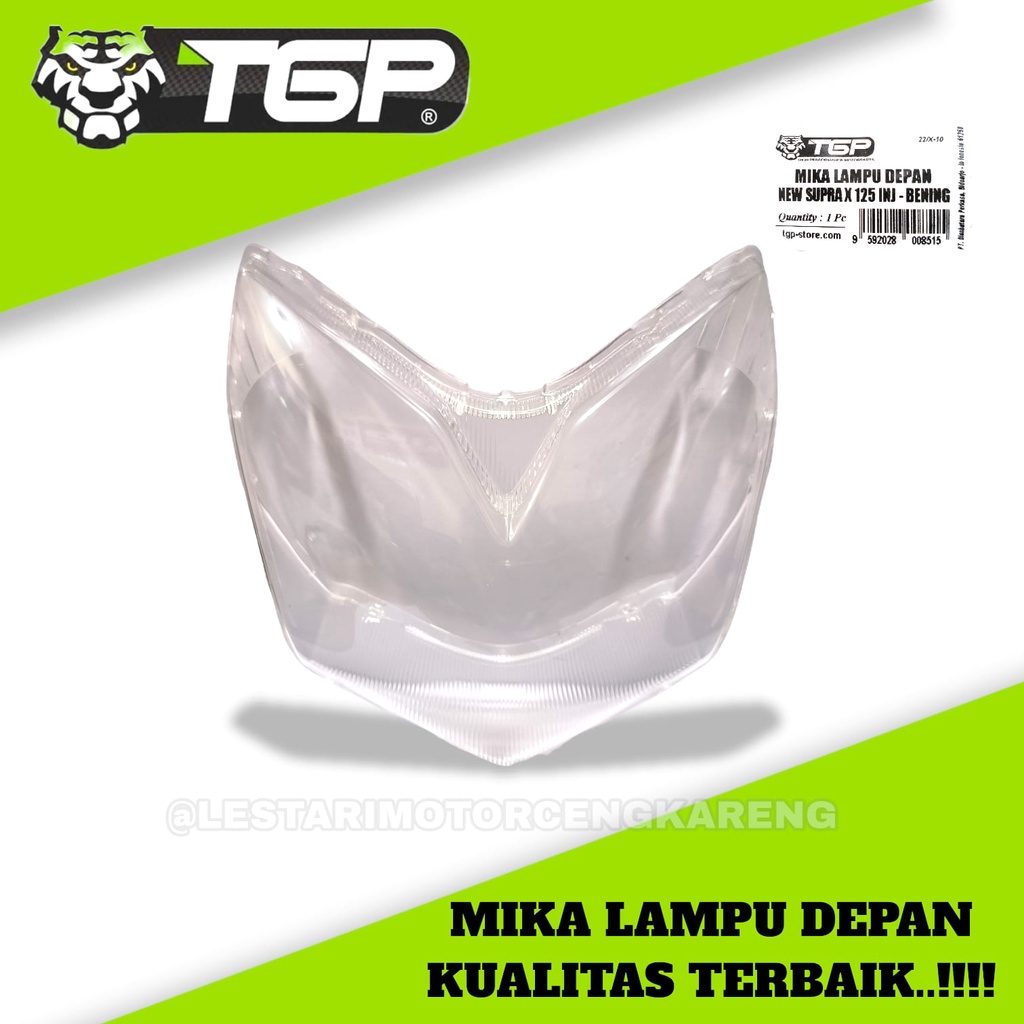 KACA MIKA LAMPU DEPAN SUPRA X 125 NEW BATMAN 2007 - 2014 TGP TEBAL