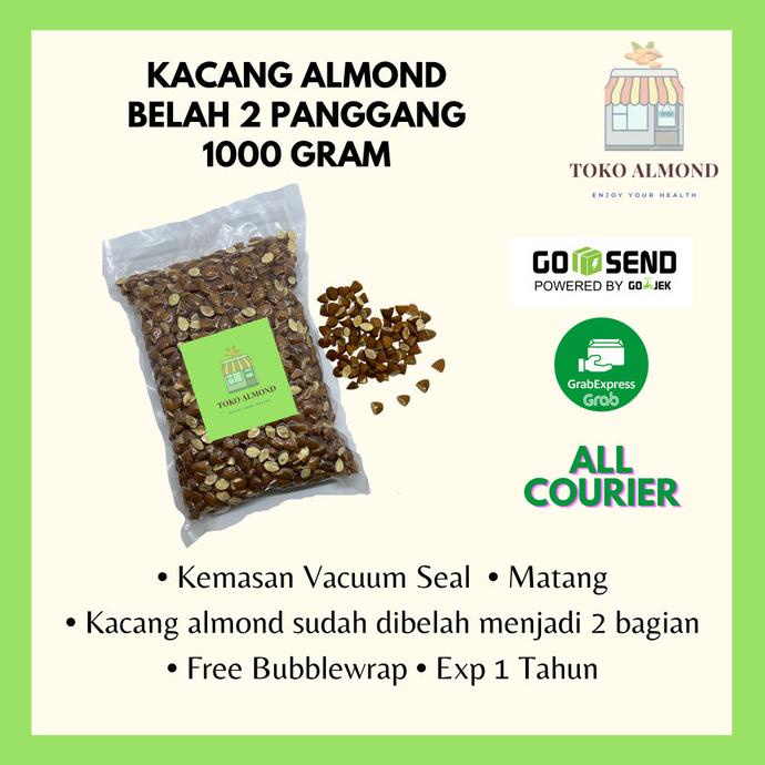 

Kacang Almond Belah 2 Panggang 1kg