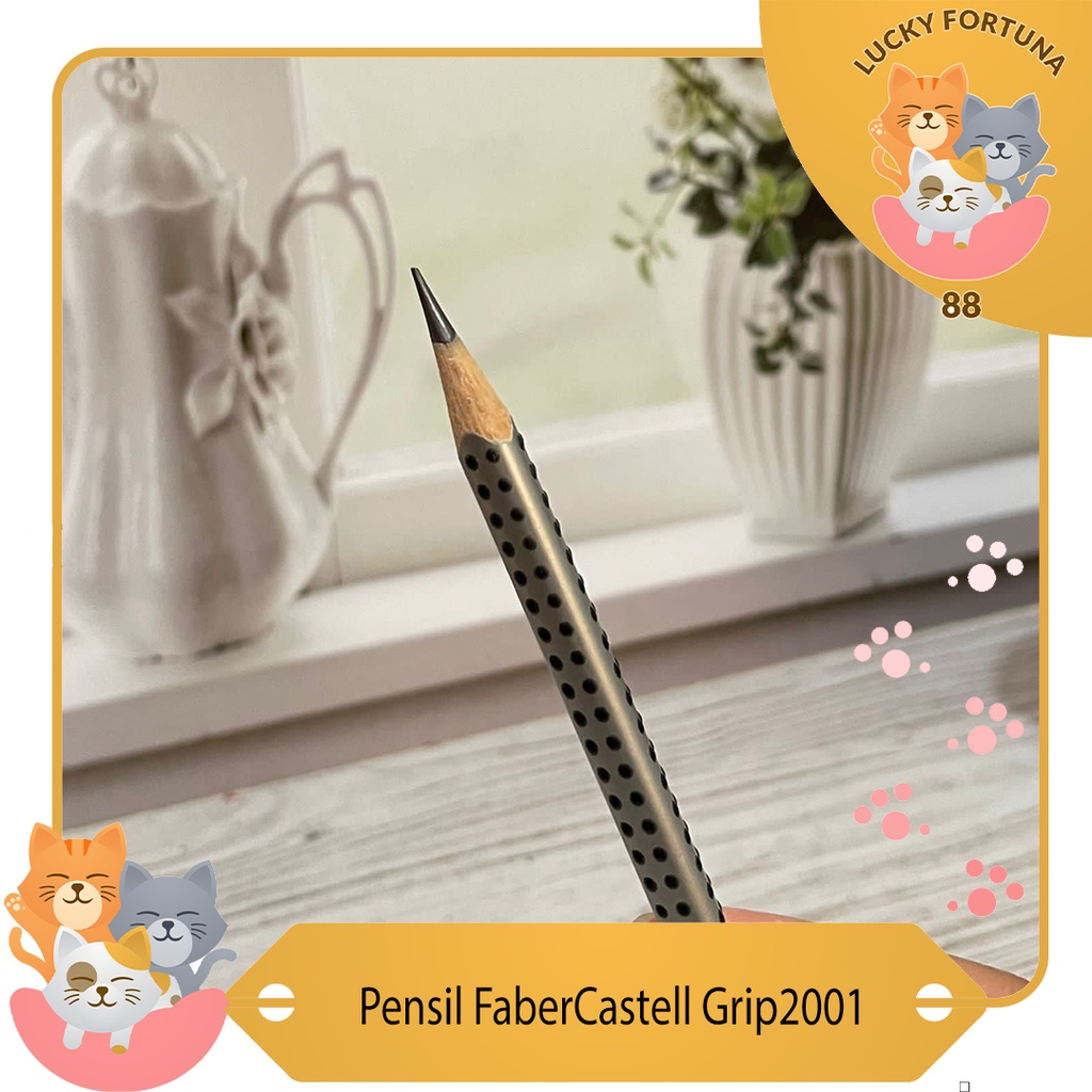 

[LuckyFortuna88] Pensil Faber Castell Grip 2001 Pensil FaberCastell Grip 2001 Pencil Fabercastel Alat tulis sekolah alat tulis kantor lucu murah Pensil 2b Pencil 2b