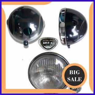 lampu depan headlamp depan honda cb 125 honda xl 125 bahan batok besi 1M4R23 parts