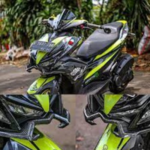 WINGLET AEROX 155 OLD LAMA 2017 2018 2019 2020 CARBON WINGLET AEROX MODEL NEMO