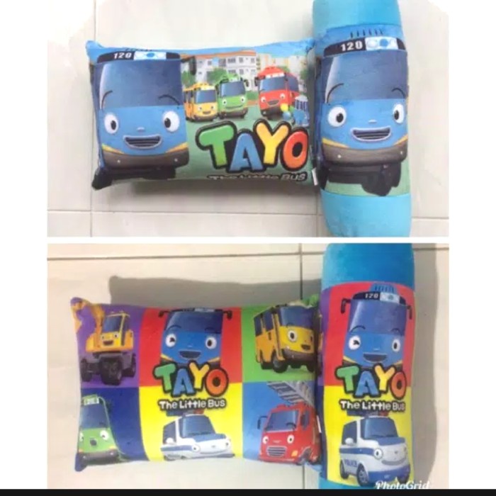 Set bantal guling anak tayo bus
