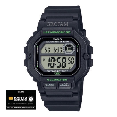 CASIO WS-1400H-1A WS-1400H-1B WS-1400H-3A WS-1400H-4A WS 1400H ORIGINAL RESMI