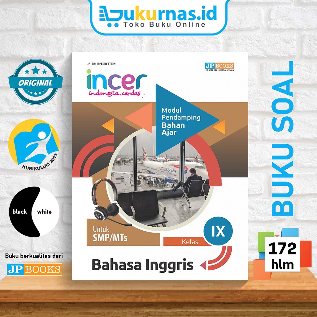Buku Pendamping Bahasa Inggris SMP Kelas 9 LKS Incer