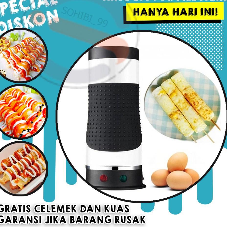 ☺ Mesin Pembuat Sosis telur Sostel Egg Roll Maker 1 Lubang Sostel Listrik ✶