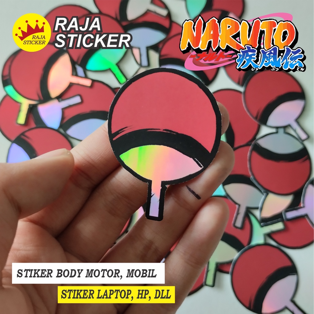 Sticker Hologram Anime - Naruto - Logo Uciha