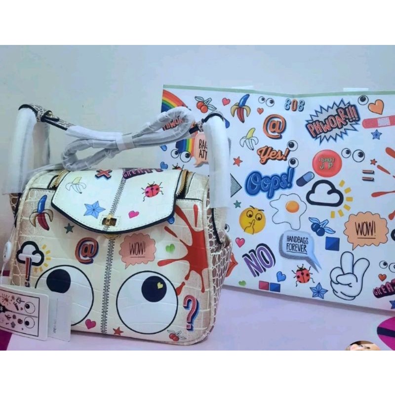 EYE THEME - White Croco (Lindy Looks Like)