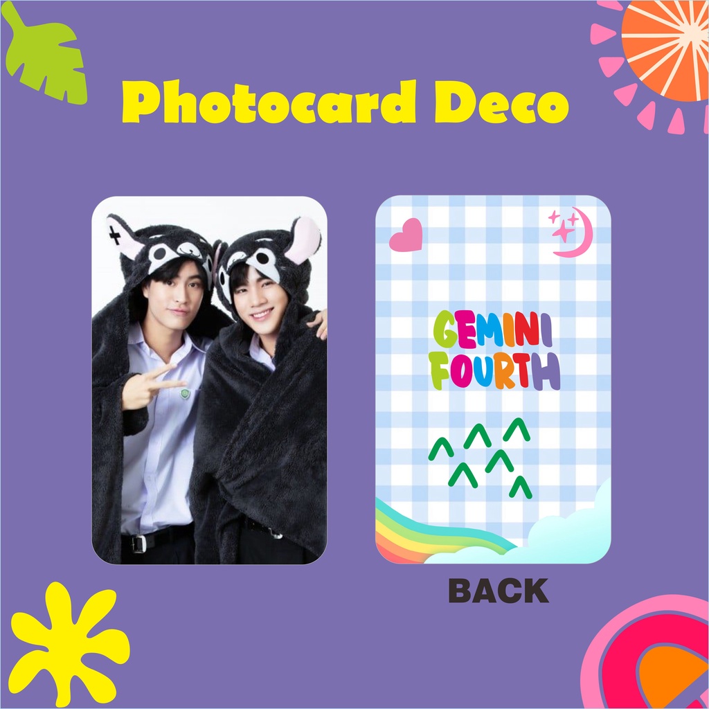 Photocard deco GeminiFourth
