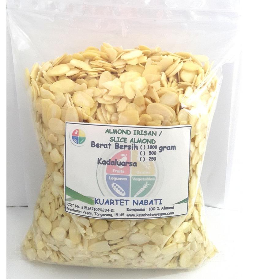 

➥ 500gr Almond Sliced / Almond Irisan Mentah/ Raw ✽