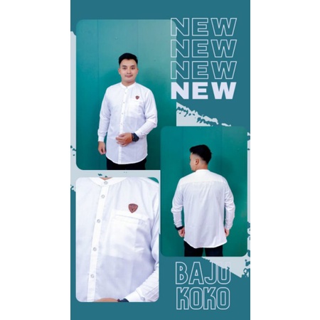 Kemeja Koko Pria Lengan Panjang Model Terbaru