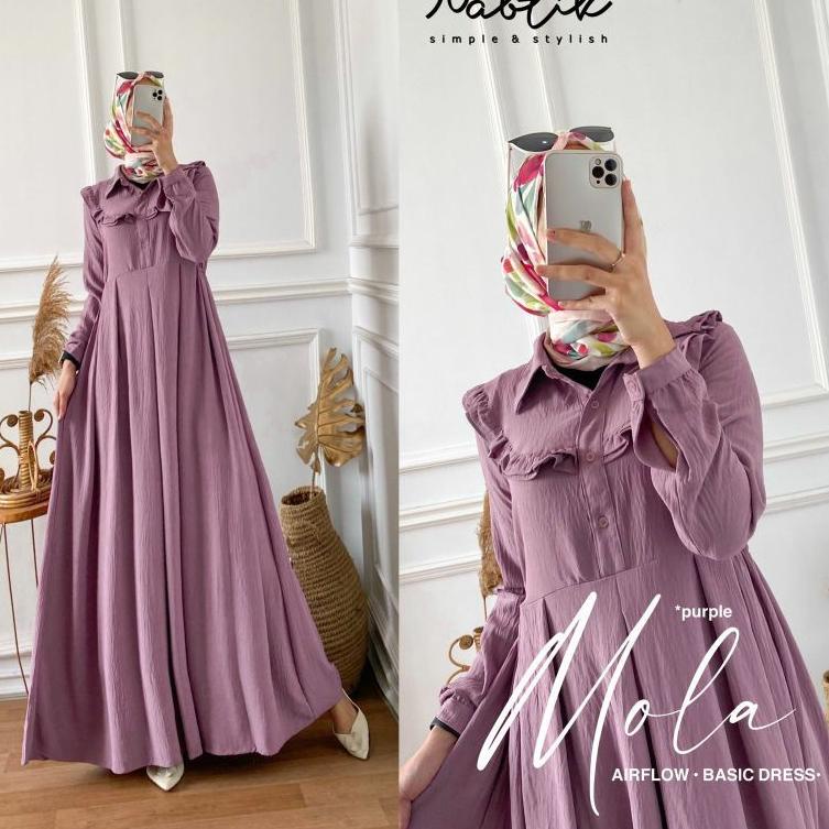 HARGA TERMURAH MOLA DRESS MAXY DRESS CRINGKEL AIRFLOW