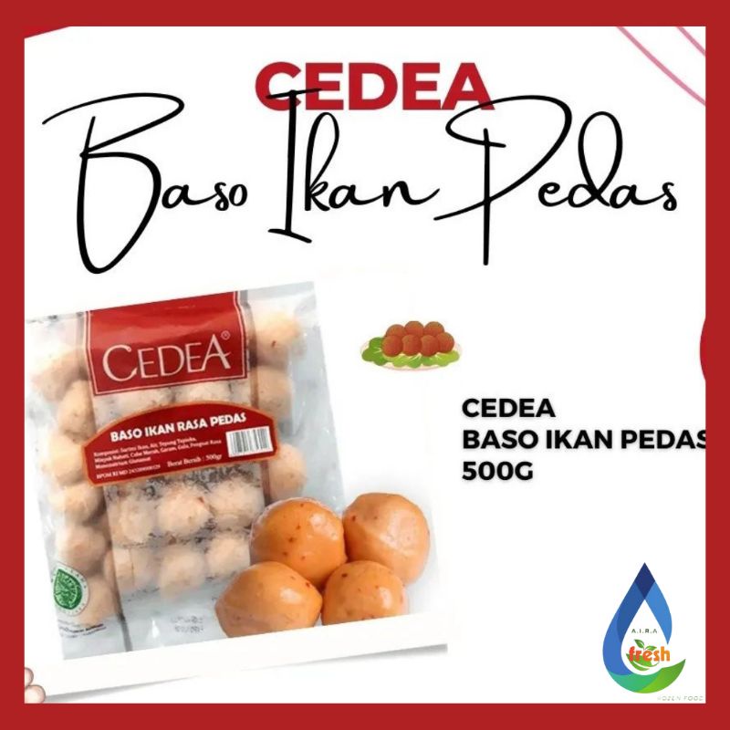 

Cedea Baso Ikan Rasa Pedas 500gram