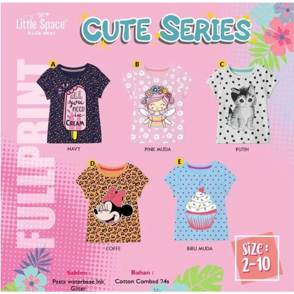 KAOS LITTLE SPACE GIRL CUTE SERIES