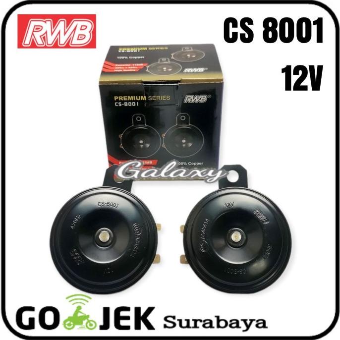 Gratis Ongkir Klakson Dobel Disk - RWB CS 8001 Original 12v Terbaik (glx00rl)