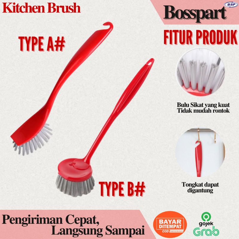 LIAO Sikat Peralatan Dapur Kitchen Brush Serbaguna