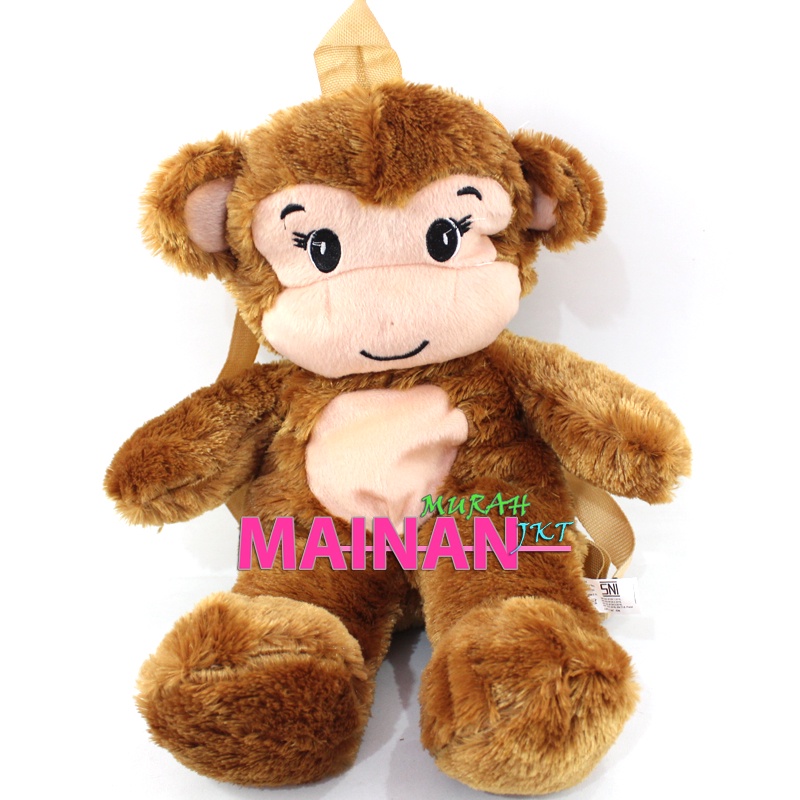 MAINANKEI BONEKA TAS RANSEL ANAK KARAKTER ANIMAL LUCU TAS ANAK TK SD PAUD BONEKA KARAKTER