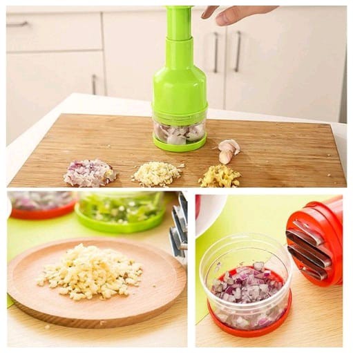 GP Alat pemotong pengiris cabe bawang praktis hand press chopper serbaguna