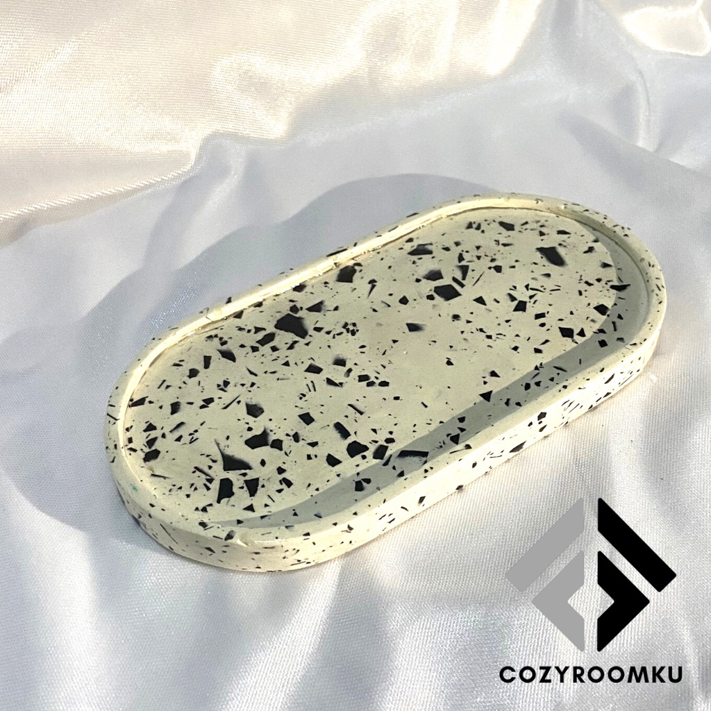 COZYROOMKU -  Coaster terazzo teraso/Tatakan gelas terazzo/Tatakan gelas aestetic