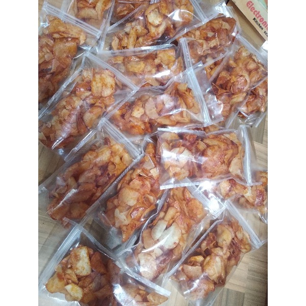 

KERIPIK SINGKONG BALADO PEDAS MANIS 90 GRAM